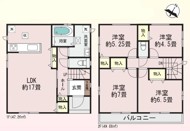 Ｂ号棟
対面式システムキッチンで家族と会話を楽しみながら、
料理や家事が出来ます♪