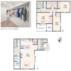 NO.２◆３ＬＤＫ＋ファミリークローゼット＋
シューズインクローゼット＋ランドリースペース＋
パントリー＋吹抜け